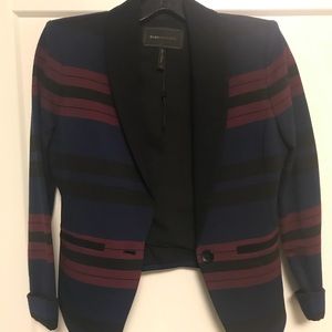 Bcbg striped blazer XS